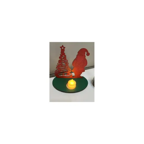 Image of CraftVatika Christmas Decoration Items Candle Holder