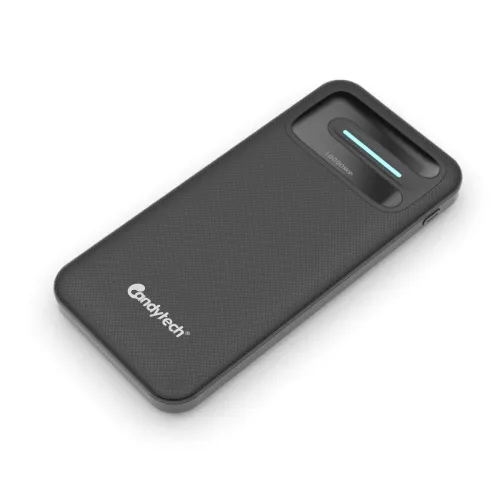 Image of Candytech 10000 mAh Power Bank (Black, Lithium Polymer, Fast Charging for Mobile)