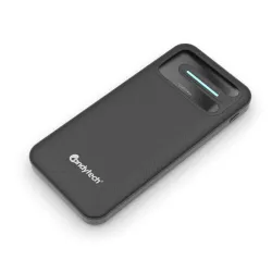 Candytech 10000 mAh Power Bank (Black, Lithium Polymer, Fast Charging for Mobile)