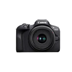 Canon EOS R100 24.1 MP Mirrorless Camera (Black) with RF-S18-45mm f/4.5-6.3 is STM Optical Zoom Lens | 4k Video
