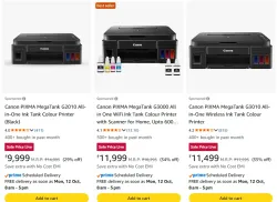 Canon Ink Tank Printers at up to 43% Discount