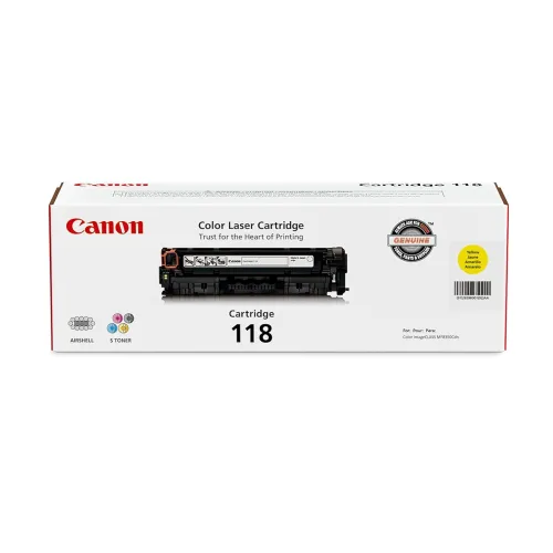 Image of Canon Original 118 Toner Cartridge Cyan Yellow