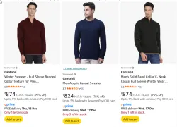 Cantabil Men Clothes Minimum 70% Discount