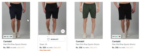Image of Cantabil men's shorts up to 76% Discount 