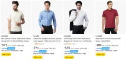 Cantabil Mens Shirts at minimum 75% Discount