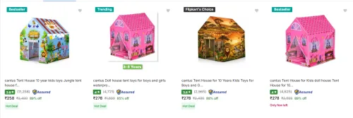 Image of Cantus Kids Tents Starting @ ₹258
