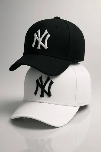 Image of cap world  Solid, Self Design (Pack of 2)