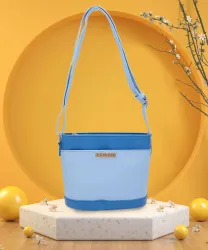 Caprese Blue Women Sling Bag