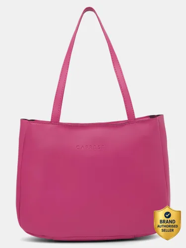 Image of Caprese Elena Medium Fuchsia Satchel Bag