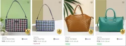 Caprese Handbags at minimum 76% Discount