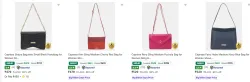 Caprese Handbags & Clutches at minimum 90% Discount