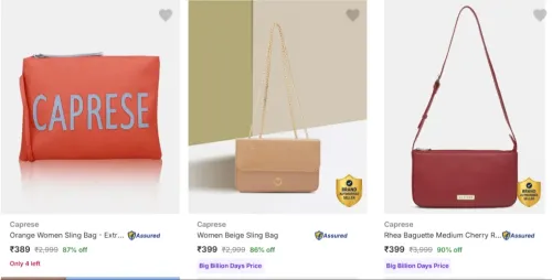 Image of Caprese Handbags & Clutches upto 90% Discount