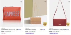 Caprese Handbags & Clutches upto 90% Discount