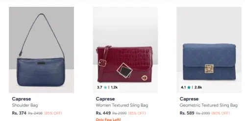 Image of Caprese Handbags Mini. 80% Off