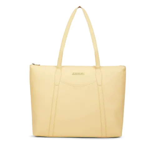 Image of Caprese Jimny 14 Inch Laptop Compatible Large Tote Bag for Women | Stylish