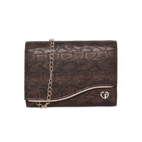 Image of Caprese Merle Clutch Medium Brown