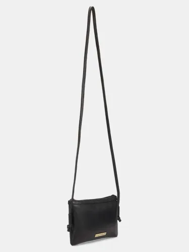 Image of Caprese Nellie Crossbody Small Black Bag for Women Sling Bag (Black, 0.294 L)