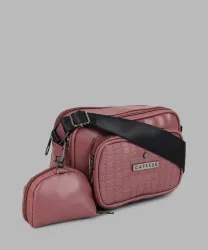 Caprese SGJNAMDDPK Sling Bag (Pink, 2.254 L)
