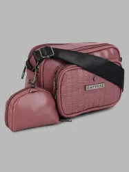 Caprese SGJNAMDDPK Sling Bag  (Pink, 2.254 L)