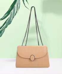 Caprese Tiaraa Sling Medium Dark Beige Bag
