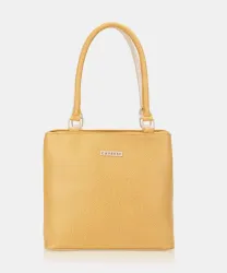Caprese Women Beige, Yellow Tote