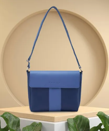 Image of Caprese Women Blue Sling Bag