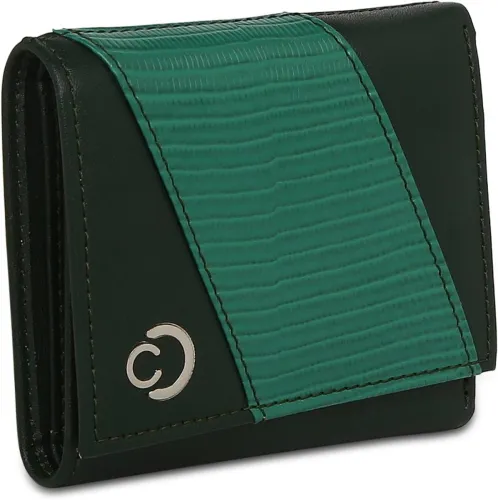 Image of Caprese  Women Casual Green Artificial Leather Wallet 