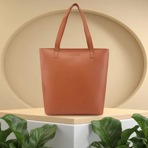 Image of Caprese Zyla Women Tan Large Tote Bag