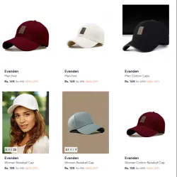 Caps @ Minimum 80% Discount