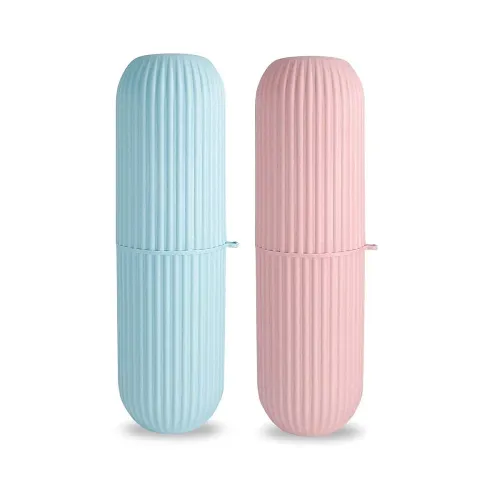 Image of Capsule Shape Travel Toothbrush Holder 