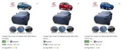 Car Body Cover Starting @ ₹184