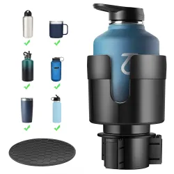 Car Cup Holder Expander, Cup Holder Extender for Car with Adjustable Base, AW!