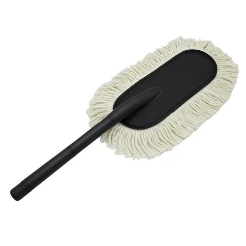 Image of Car Duster Microfiber Brush Shine & Dust Removal Cleaning Brush Duster for Cars, SUVs & All Vehicles – White