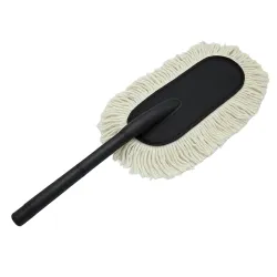 Car Duster Microfiber Brush Shine & Dust Removal Cleaning Brush Duster for Cars, SUVs & All Vehicles – White