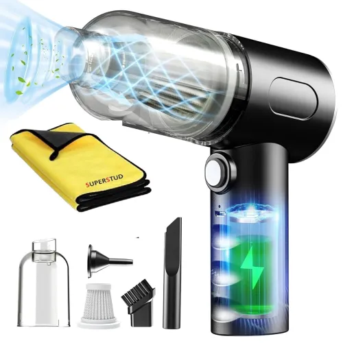 Image of Car Vacuum Cleaner 3 in 1 + Car Dust Microfiber Cloth