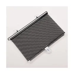Car Window Sun Shade Roller Curtain with Suction Cups for Car Side Windows
