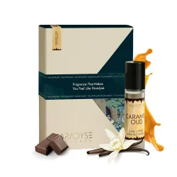 Caramel Oud Attar | Non-Alcoholic Perfume Oil Roll on, 6 ml