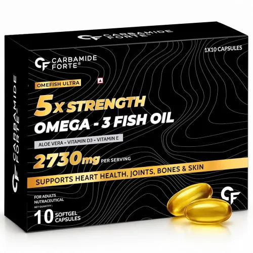 Image of Carbamide Forte 5X Strength Omega 3 Fish Oil Capsules