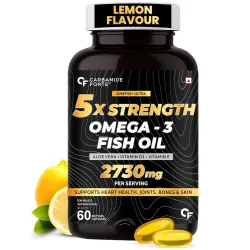 Carbamide Forte 5X Strength Omega 3 Fish Oil Capsules (60 Softgel Capsules)