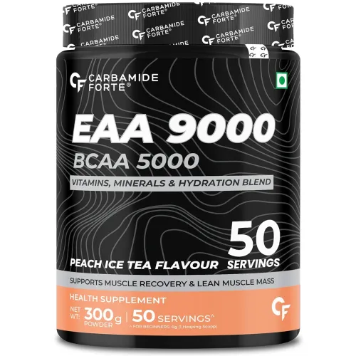 Image of Carbamide Forte Eaa Supplement with Bcaa 5000Mg | Eaa intra workout Supplement for Men & Women with Hydration Blend & Vi