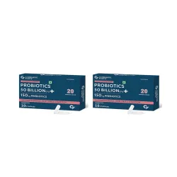Carbamide Forte Probiotics Supplement 50 Billion CFU for Women & Men | Probiotics for Gut Health Supplement | Support Digestion & Immunity | Gut Health Probiotics – 10 Veg Capsules (Pack of....