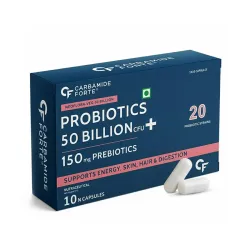 Carbamide Forte Probiotics Supplement 50 Billion CFU, 10 Capsule
