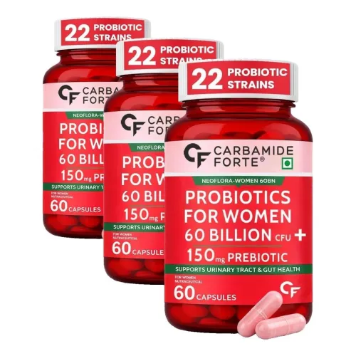 Image of Carbamide Forte Women’s Probiotics Supplement 60 Billion CFU