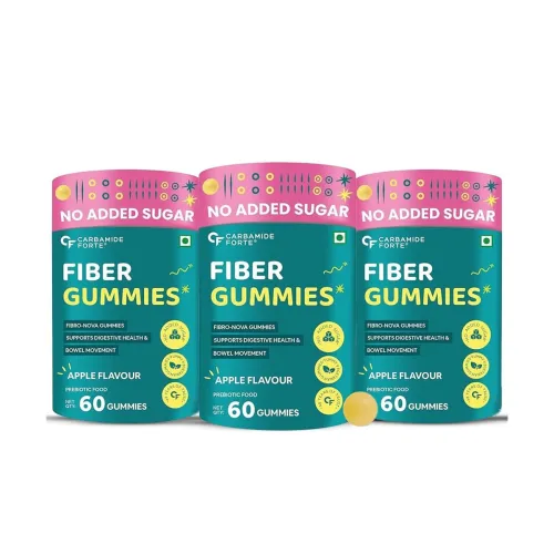 Image of Carbamide Forte Fiber Gummies | Daily Fiber Supplement Gummies Supports Healthy Digestion & Supports Blood Sugar Managem