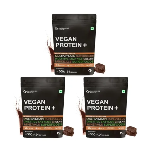 Image of Carbamide Forte Vegan Protein Powder (3*500g)