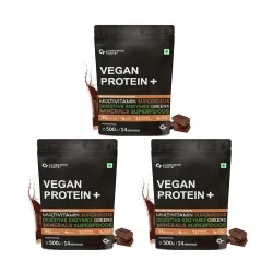Carbamide Forte Vegan Protein Powder (3*500g)