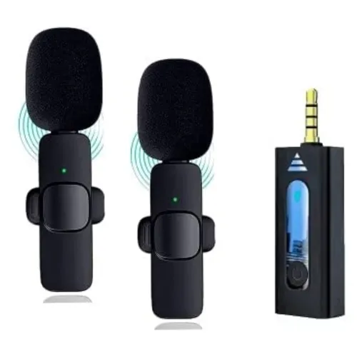 Image of Careflection K-35 3.5mm Aux Wireless Collar Microphone set of 2