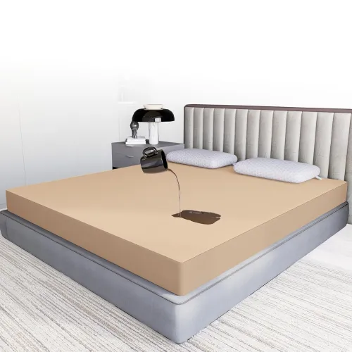 Image of CareFoam 100% Waterproof Premium Cotton Mattress Protector | Breathable and Hypoallergenic Ultra Soft Fitted Bed Protect