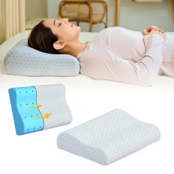 CareFoam Cervical Pillow | 2 Years Warranty | Ventilated Cooling Gel Memory Foam Orthopedic Pillow Neck Support Pillow f