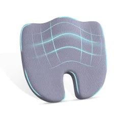 CareFoam Coccyx Seat Cushion Memory Foam for Tailbone Pain Relief